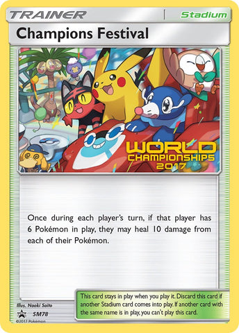 Champions Festival (SM78) (Cuartofinalista de 2017) [Sol y Luna: Black Star Promos] 