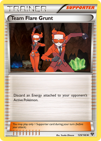 Equipo Flare Grunt (129/146) [XY: Conjunto básico] 