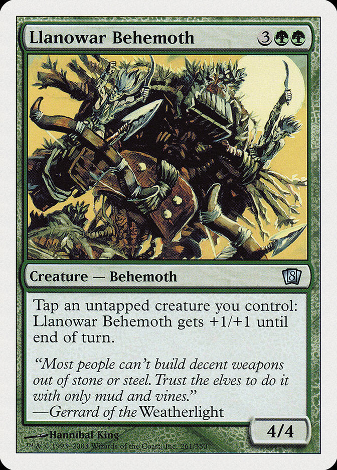 Llanowar Behemoth [Octava edición] 