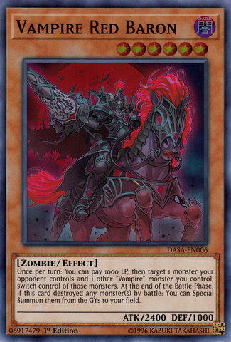 Vampiro Barón Rojo [DASA-EN006] Súper Raro 