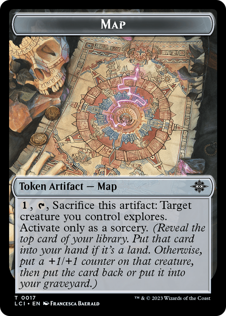 Map Token [The Lost Caverns of Ixalan Tokens]