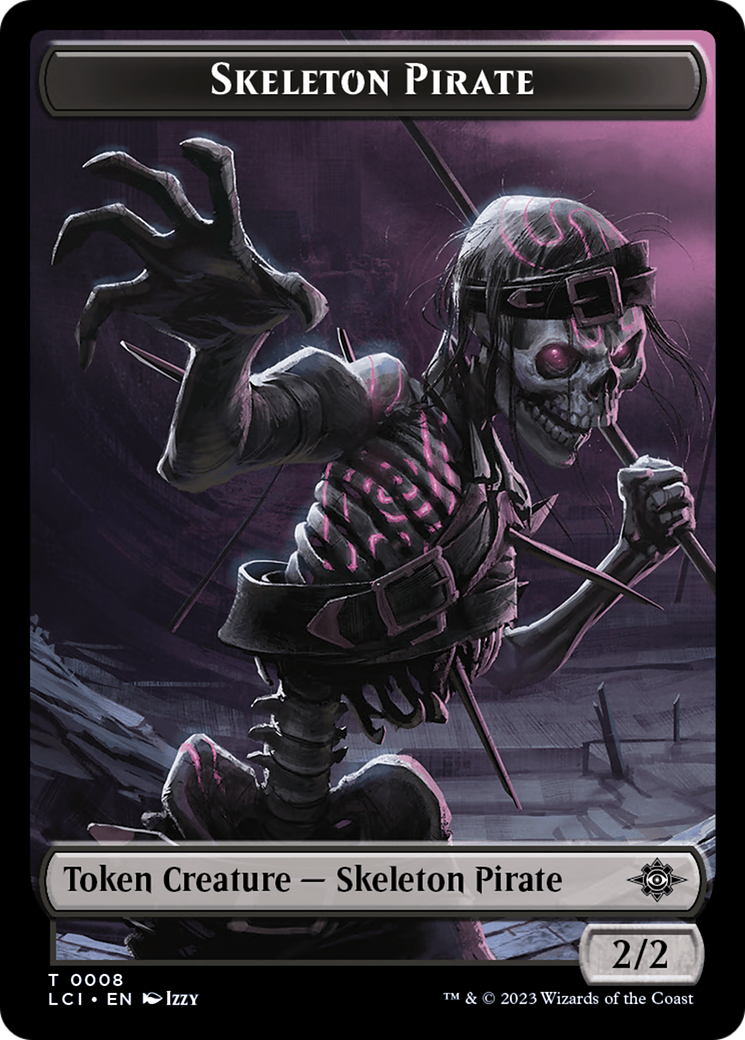 Skeleton Pirate Token [The Lost Caverns of Ixalan Tokens]