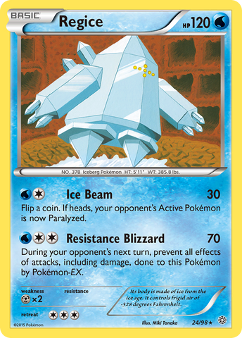 Regice (24/98) [XY: Orígenes antiguos] 