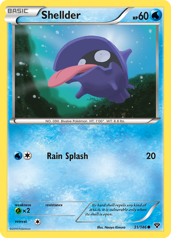 Shellder (31/146) [XY: Conjunto básico] 