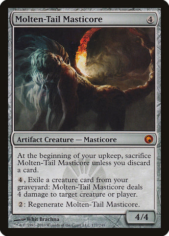 Mastícora de cola fundida [Cicatrices de Mirrodin] 