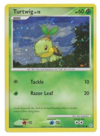 Turtwig (103/130) (Cosmos Holofoil) [Diamante y perla: conjunto básico] 