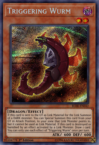 Sierpe desencadenante [BLRR-EN042] Secreto Raro 