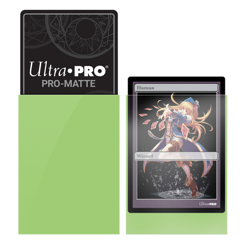 Ultra PRO: Fundas pequeñas de 60 ct - PRO-Matte (verde lima) 