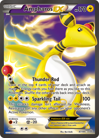 Ampharos EX (87/98) [XY: Orígenes antiguos] 