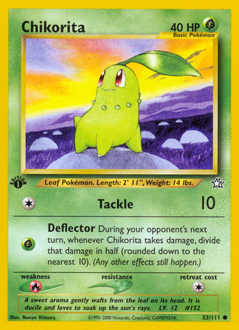 Chikorita (53/111) [Neo Génesis 1ª Edición] 