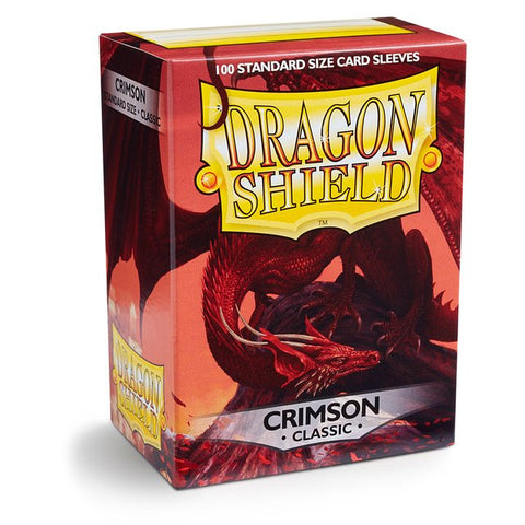 Dragon Shield Sleeves - Crimson (100 protectores)