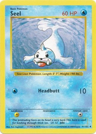 Seel (41/102) [Conjunto básico Shadowless Unlimited] 
