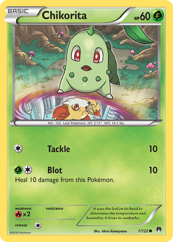 Chikorita (1/122) [XY: Punto de ruptura] 