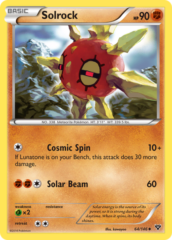 Solrock (64/146) [XY: Conjunto básico] 