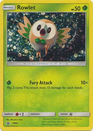 Rowlet (SM01) (Promoción de General Mills) [Sol y luna: Promociones de Black Star] 