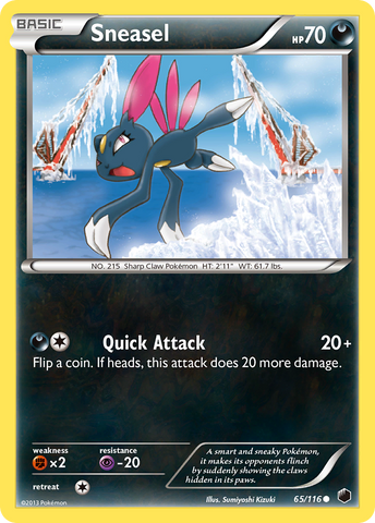 Sneasel (65/116) [Blanco y negro: Plasma Freeze] 