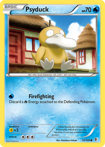 Psyduck (33/149) [Blanco y negro: Límites cruzados] 