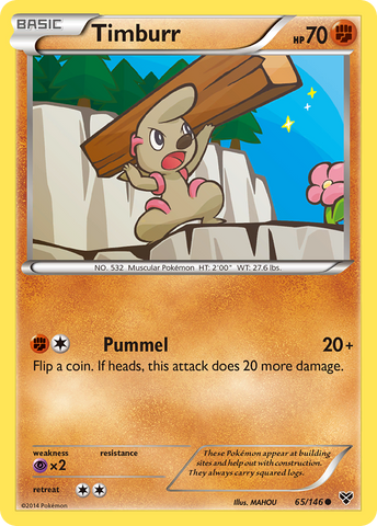 Timburr (65/146) [XY: Conjunto básico] 