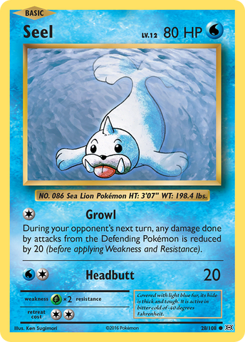 Seel (28/108) [XY: Evoluciones] 