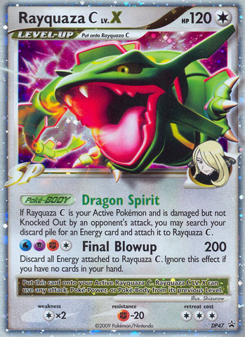 Rayquaza C LV.X (DP47) [Diamante y Perla: Promociones de Black Star] 