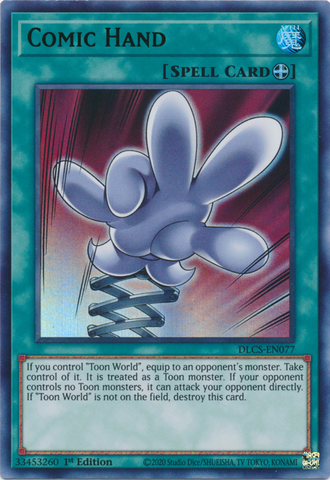 Mano cómica (verde) [DLCS-EN077] Ultra raro 