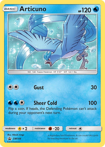 Articuno (SM144) [Sol y Luna: Promociones de Estrella Negra] 