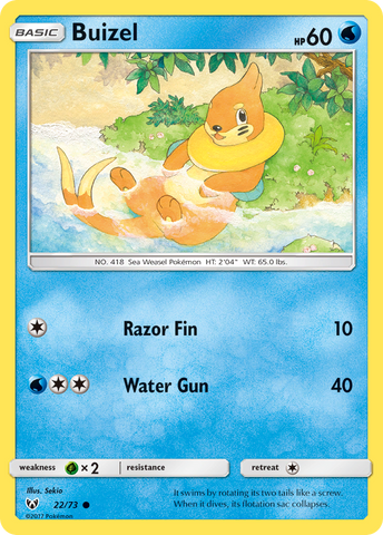 Buizel (22/73) [Sol y Luna: Leyendas Brillantes] 