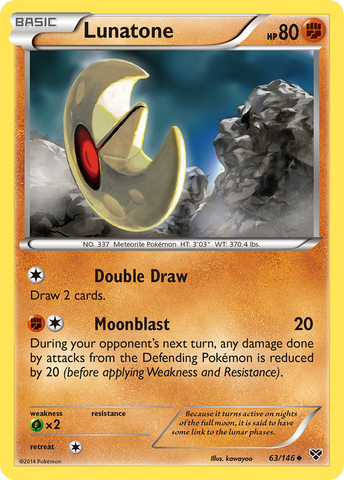 Lunatone (63/146) [XY: Conjunto básico] 