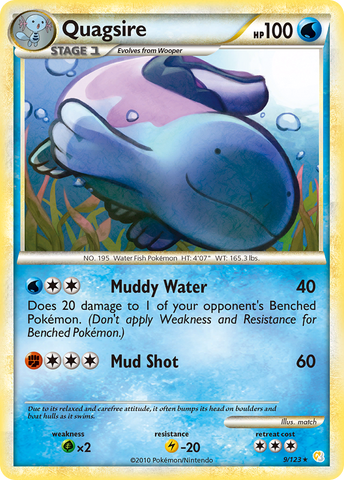 Quagsire (9/123) [HeartGold y SoulSilver: Conjunto básico] 