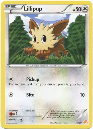 Lillipup (1/30) [Blanco y negro: Kit de entrenamiento - Excadrill] 