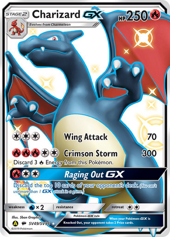 Charizard GX (SV49/SV94) [Sol y Luna: Destinos Ocultos - Bóveda Brillante] 
