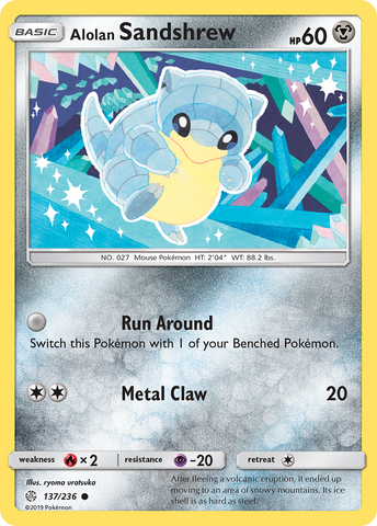 Alolan Sandshrew (137/236) [Sol y Luna: Eclipse cósmico] 