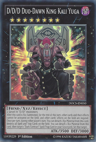 D/D/D Dúo-Rey del Amanecer Kali Yuga [DOCS-EN050] Súper Raro 