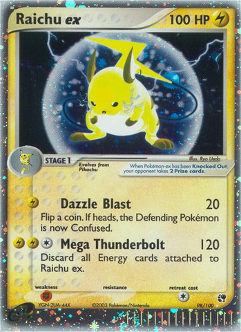 Raichu ex (98/100) [EX: Tormenta de arena] 