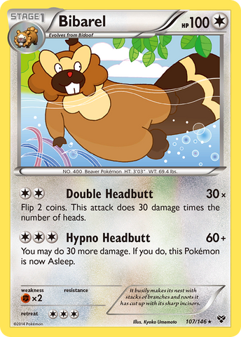 Bibarel (107/146) [XY: Conjunto básico] 