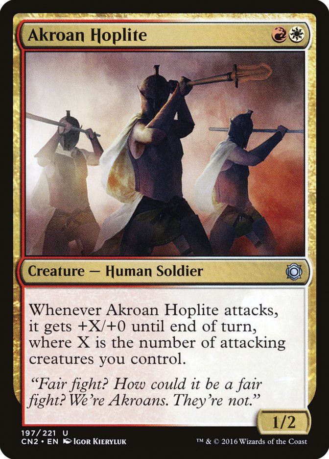 Akroan Hoplite [Conspiración: Toma la corona] 