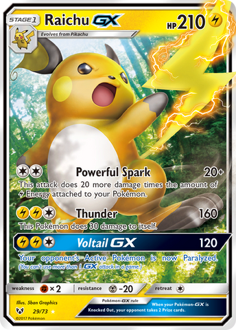 Raichu GX (29/73) [Sol y Luna: Leyendas Brillantes] 