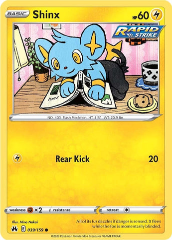Shinx (039/159) (39) [Espada y escudo: Crown Zenith] 