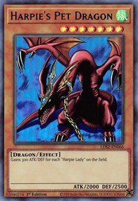 Dragón mascota de Harpie (azul) [LDS2-EN066] Ultra raro 