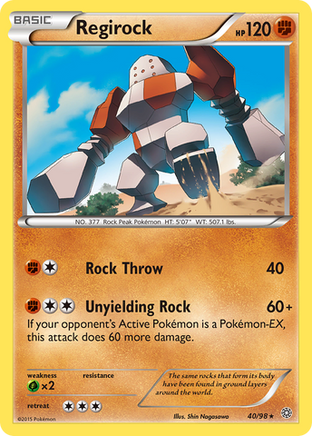 Regirock (40/98) [XY: Orígenes antiguos] 