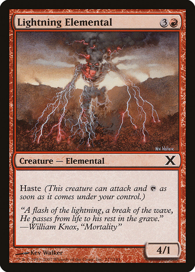 Elemental del Rayo [Décima Edición] 