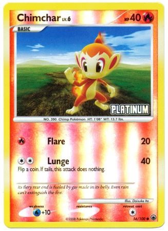 Chimchar (56/100) [Promociones de Burger King: Colección 2009] 