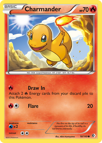 Charmander (18/149) [Blanco y negro: Límites cruzados] 