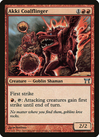 Akki Coalflinger [Campeones de Kamigawa] 