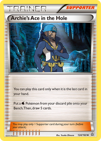 El as en la manga de Archie (124/160) [XY: Primal Clash] 