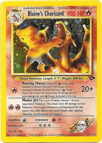 Charizard de Blaine (2/132) [Gym Challenge Unlimited] 