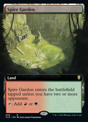 Spire Garden (arte extendido) [Commander Legends: Batalla por Baldur's Gate] 