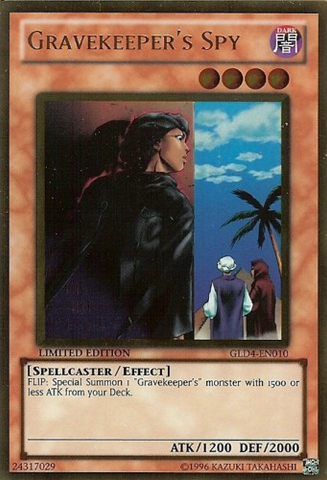 Espía del cuidador de tumbas [GLD4-EN010] Oro raro 