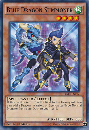 Invocador Dragón Azul [YS14-EN017] Común 