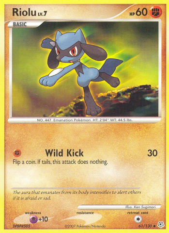 Riolu (61/130) [Diamante y perla: conjunto básico] 